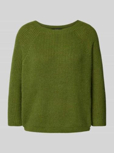 Gebreide pullover met ronde hals, model 'XENO'