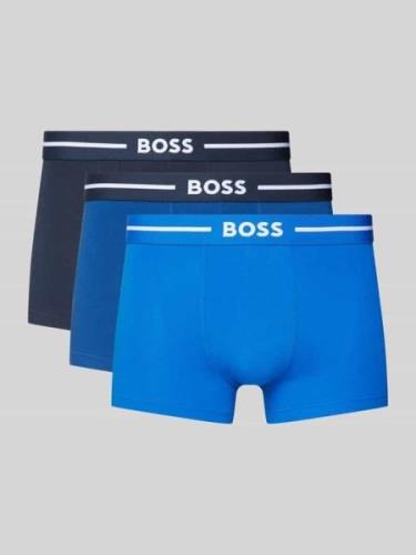 Boxershort met elastische band in een set van 3 stuks