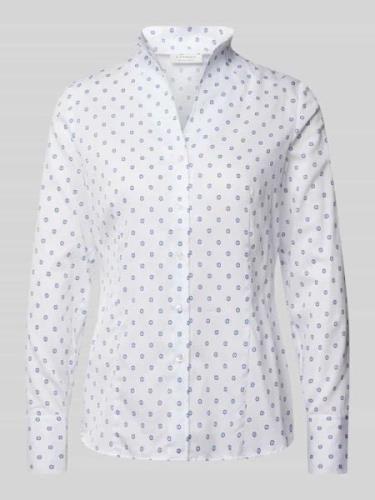 Overhemdblouse met knoopsluiting