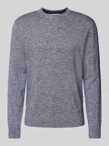 Gebreide pullover met ronde hals