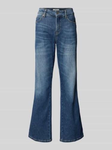 Bootcut jeans met siersteentjes, model 'FRANCESCA'