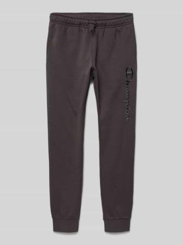 Sweatpants met logostitching