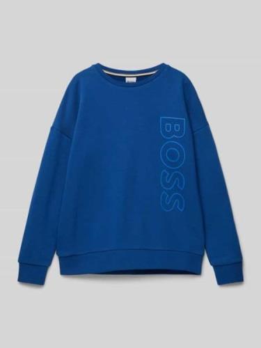 Sweatshirt met ronde hals en logoprint