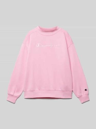 Sweatshirt met labelstitching