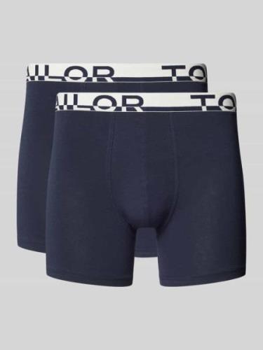 Slim fit boxershort met labelopschrift op de band