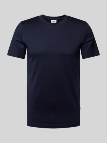 Regular fit T-shirt van puur katoen