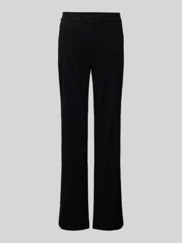 Wide leg corduroy broek met achterzakken, model 'Jenny'