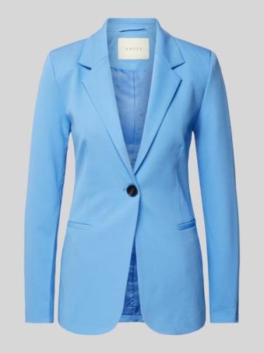 Blazer met paspelzakken in effen design