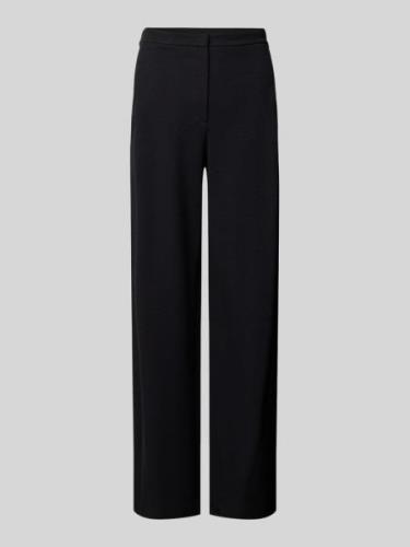 Wide leg pantalon met structuurmotief