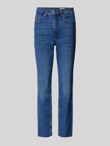 Straight fit jeans met hoge taille, model 'CALIA'