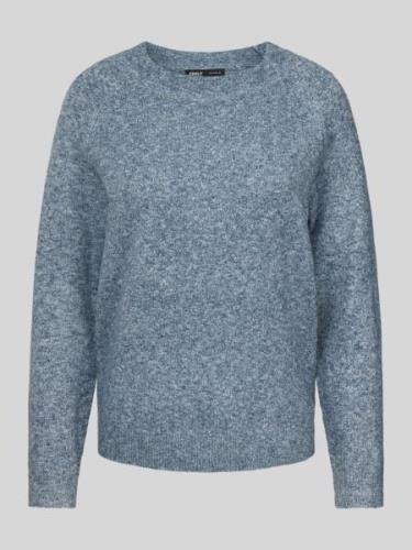 Gebreide pullover met ronde hals, model 'RICA'