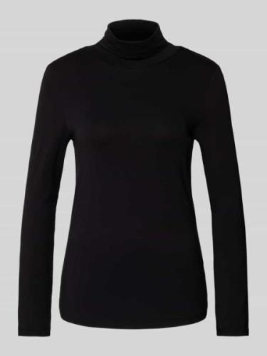 Slim fit colshirt met lange mouwen