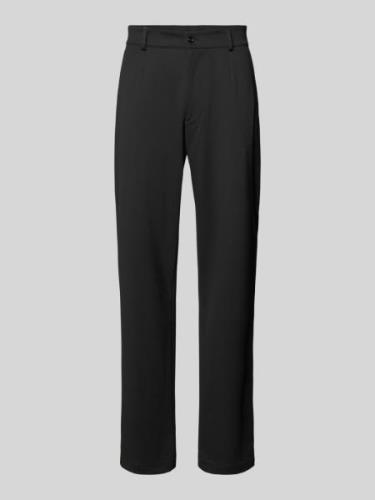 Regular fit pantalon met persplooien, model 'Ole'