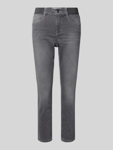 Slim fit 7/8-jeans met elastische band, model 'ORNELLA SPORTY'