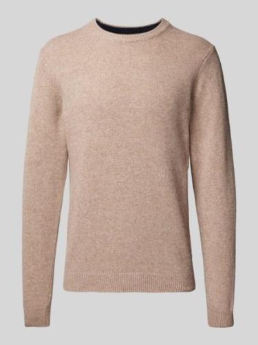 Gebreide pullover met structuurmotief, model 'Karl'