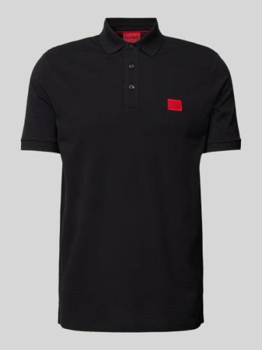 Poloshirt met labelpatch, model 'Dereso'