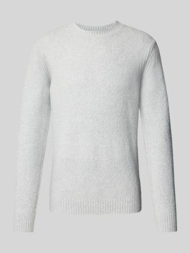 Gebreide pullover met ronde hals, model 'ZAC'