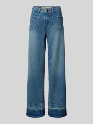 Jeans met steekzakken, model 'PALAZZO'