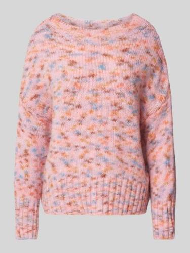 Gebreide pullover met ronde hals