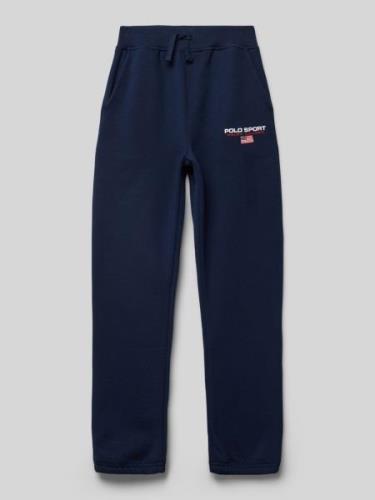 Sweatpants met labelstitching