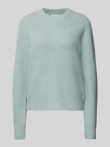 Gebreide pullover met ronde hals