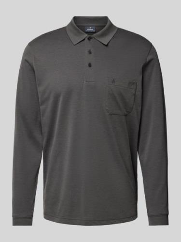 Regular fit poloshirt met borstzak