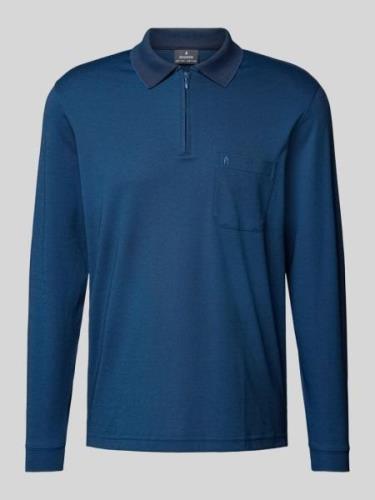 Regular fit poloshirt met borstzak