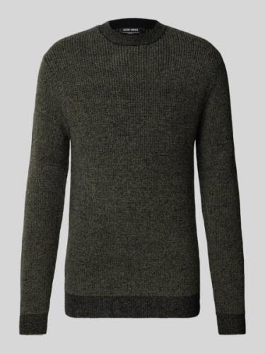 Gebreide pullover met ronde hals