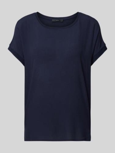 T-shirt van viscose met zijsplitten, model 'AYANO'