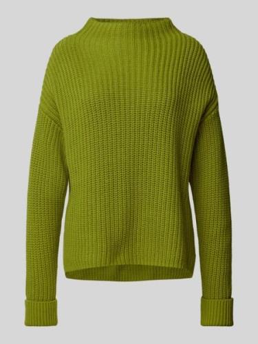 Gebreide pullover met turtleneck, model 'SELMA'