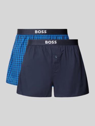 Boxershort met elastische band in een set van 3 stuks