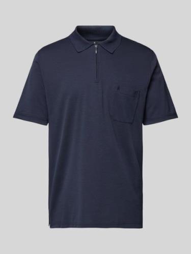 Regular fit poloshirt met borstzak