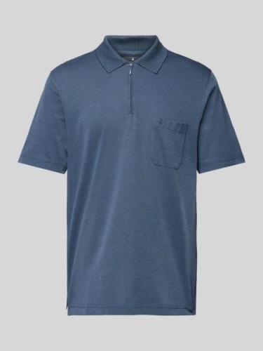 Regular fit poloshirt met borstzak