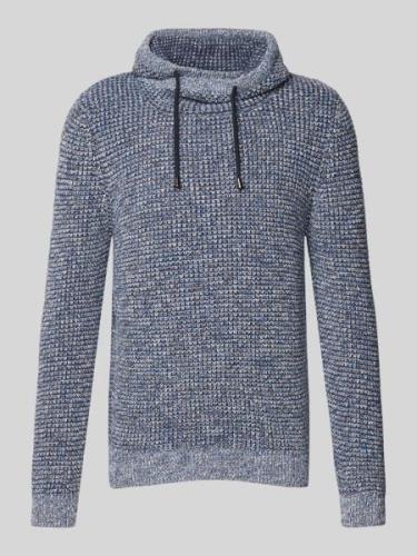 Gebreide pullover met ribboorden