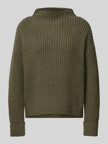 Gebreide pullover met turtleneck, model 'SELMA'