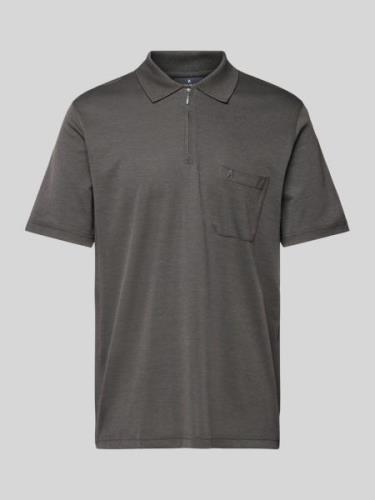 Regular fit poloshirt met borstzak