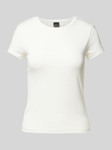 T-shirt met ronde hals