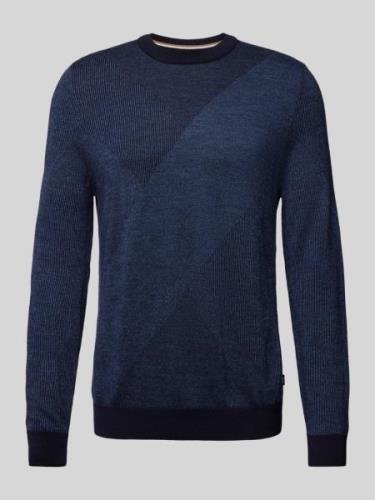 Gebreide pullover van scheerwol, model 'Eclaus'