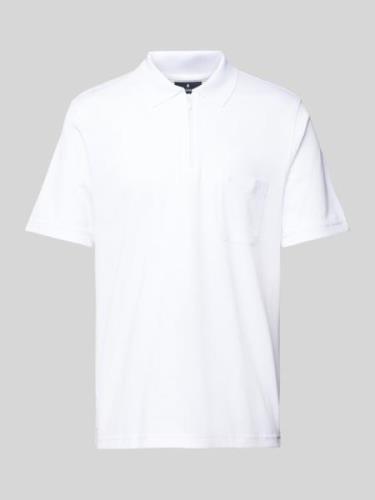 Regular fit poloshirt met borstzak