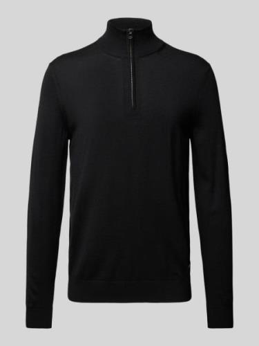 Gebreide pullover met schipperskraag, model 'Dario'