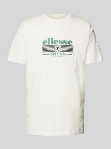 T-shirt met labelprint, model 'ELIESCA'