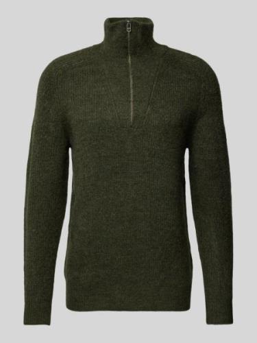 Gebreide pullover met schipperskraag, model 'Kristian'