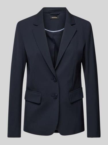 Regular fit blazer met reverskraag