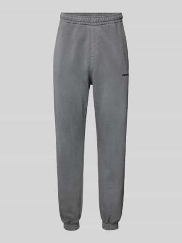 Sweatpants met labelstitching, model 'HEAVY'