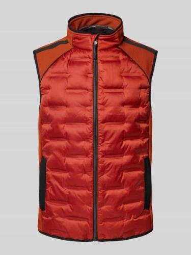 Bodywarmer met opstaande kraag