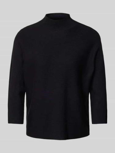 Gebreide pullover met opstaande kraag