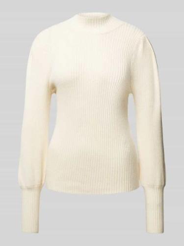 Gebreide pullover met opstaande kraag, model 'KATIA'