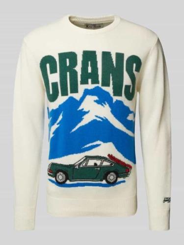 Gebreide pullover van wolmix, model 'CRANS MONT'