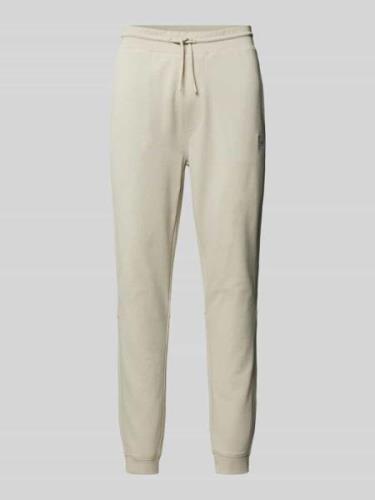 Slim fit sweatpants met elastische band