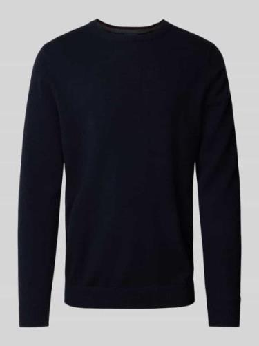 Gebreide pullover met ronde hals